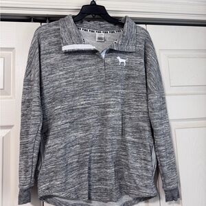 Victoria's Secret PINK Heathered Gray Pullover